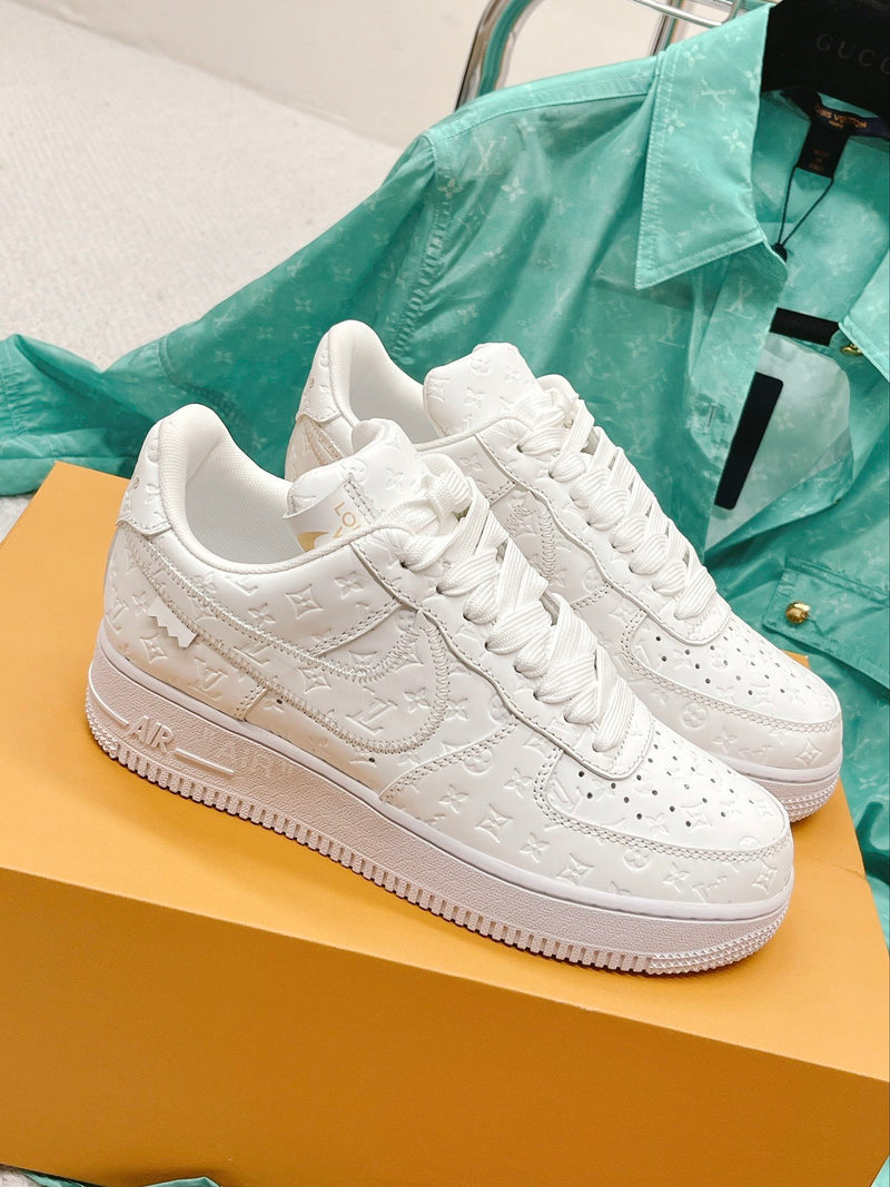 LV Nike Air Force 1 Low By Virgil Abloh White