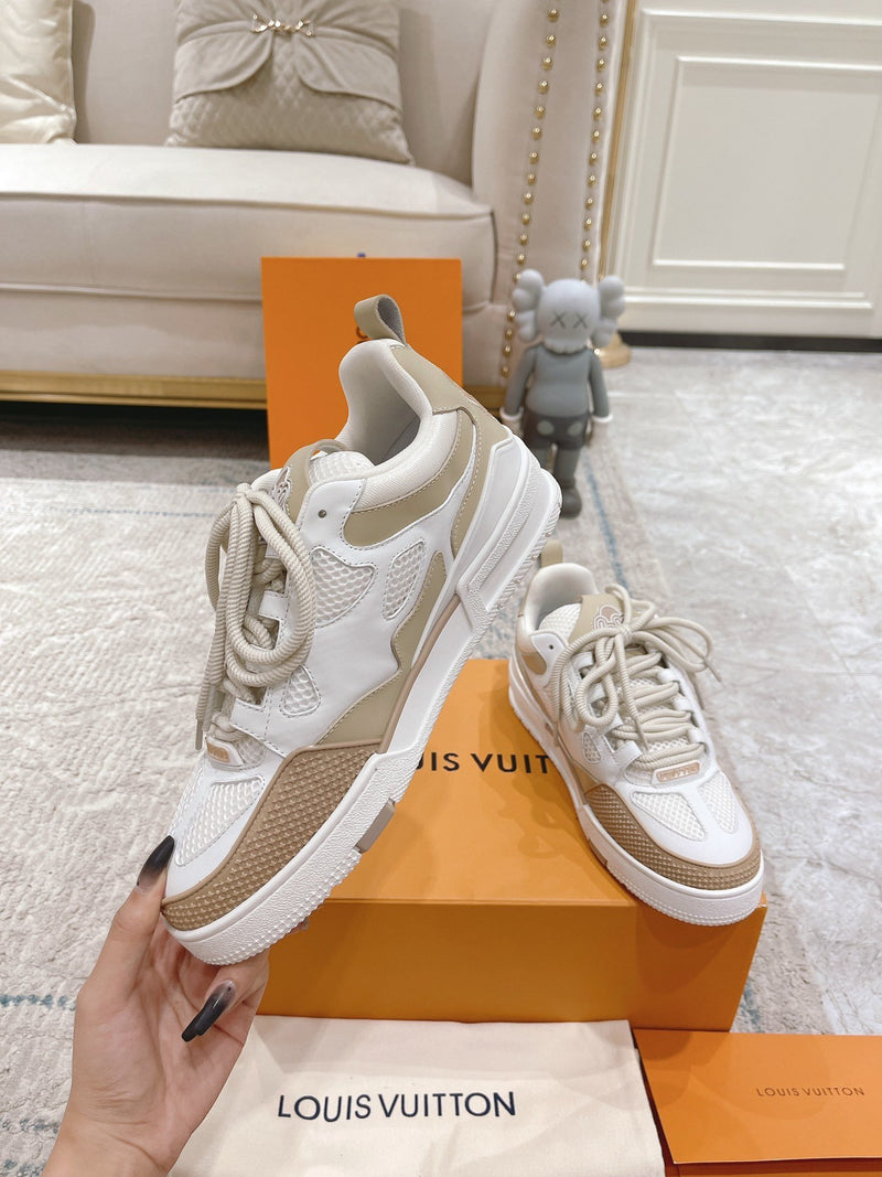 LV Skate Sneaker Beige White