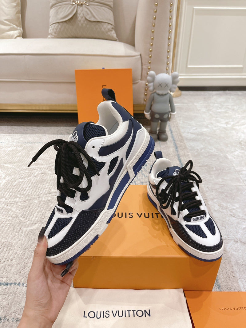 LV Skate Sneaker Marine White