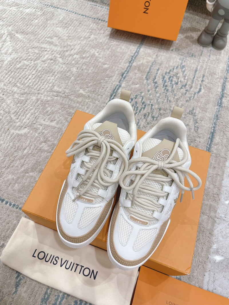 LV Skate Sneaker Beige White