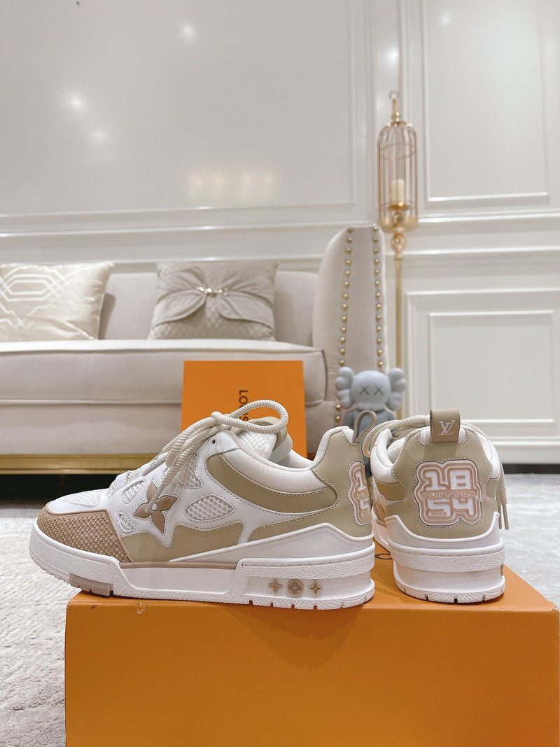 LV Skate Sneaker Beige White