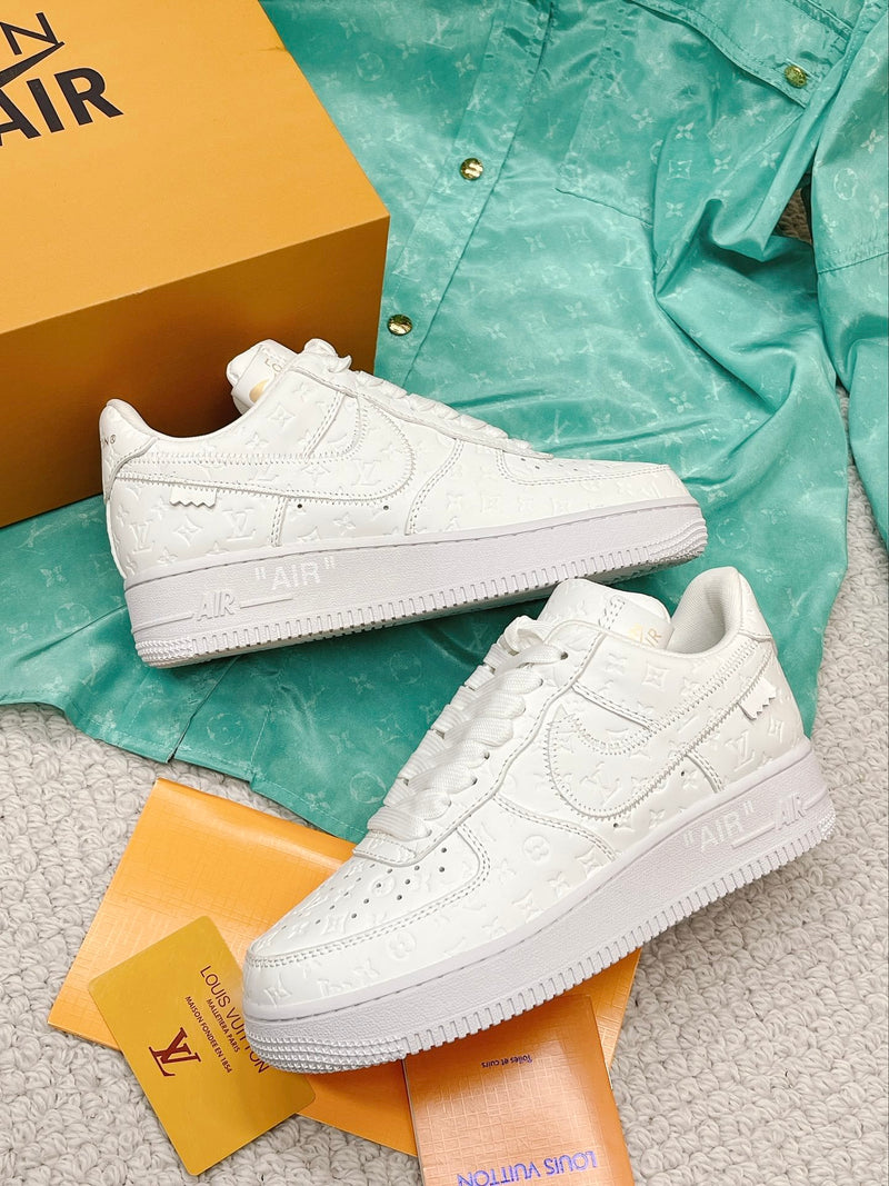 LV Nike Air Force 1 Low By Virgil Abloh White