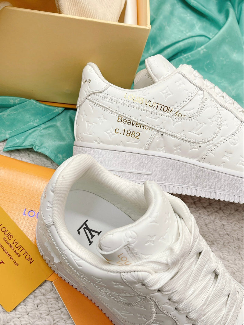 LV Nike Air Force 1 Low By Virgil Abloh White