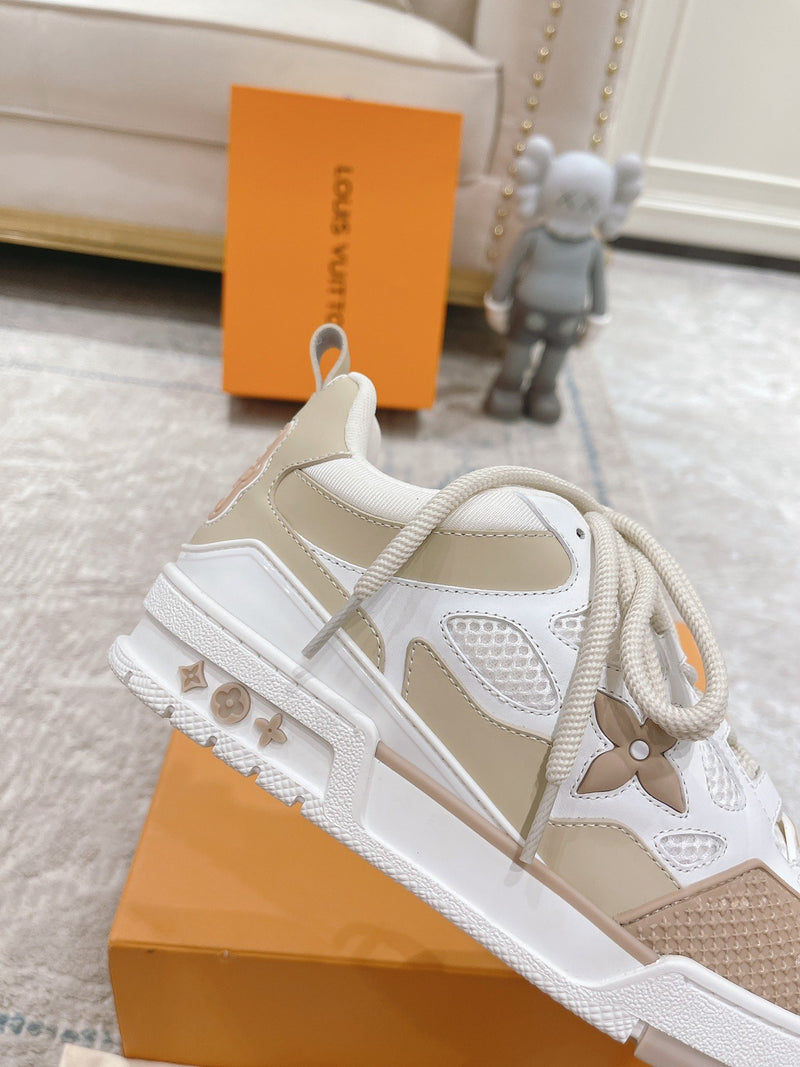 LV Skate Sneaker Beige White