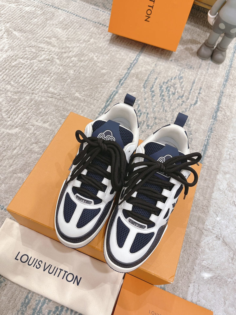 LV Skate Sneaker Marine White