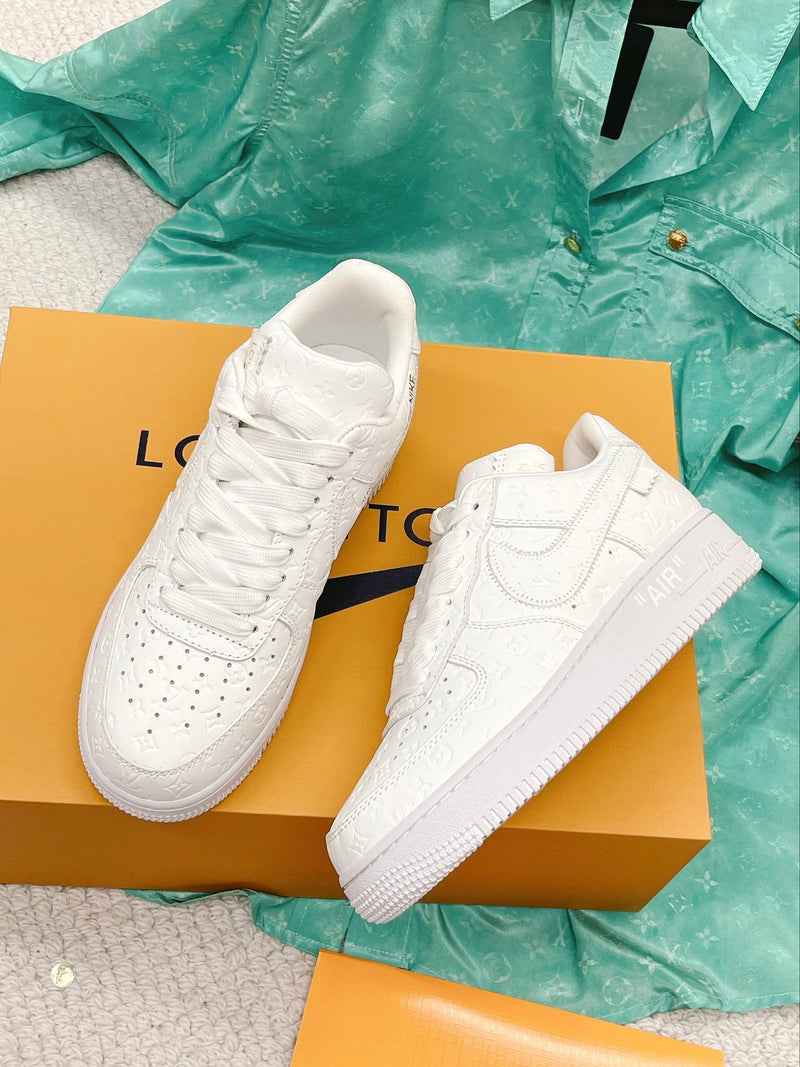 LV Nike Air Force 1 Low By Virgil Abloh White