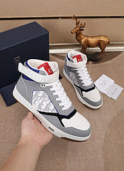 CD B27 High Top Sneaker Grey Red